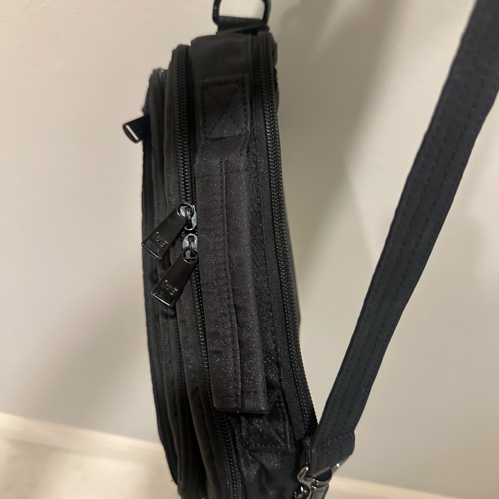 Lug Scoop Crossbody Bag Purse -  Black - Picture 11 of 11